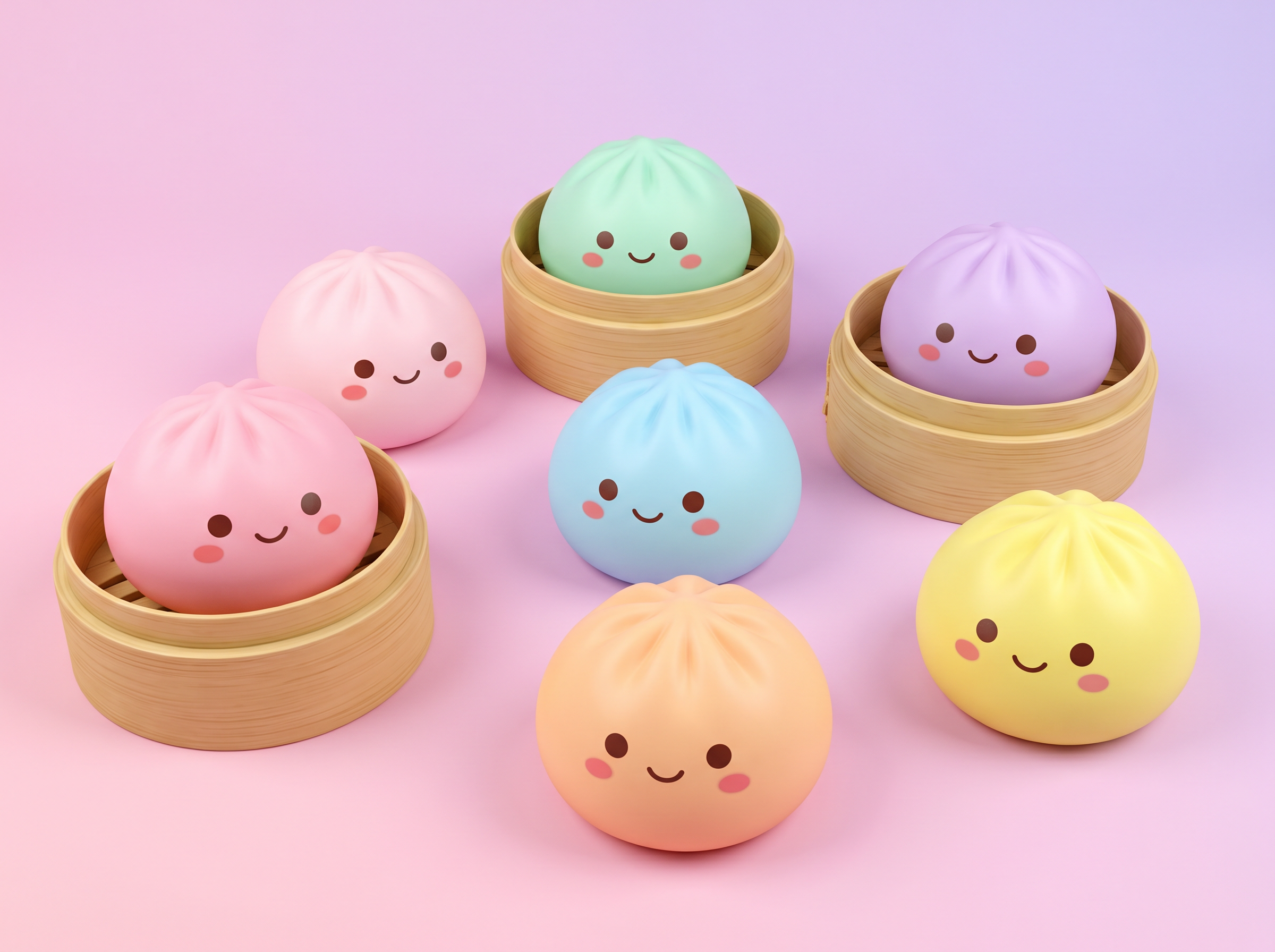 Squishbao squishy dumpling toys collection